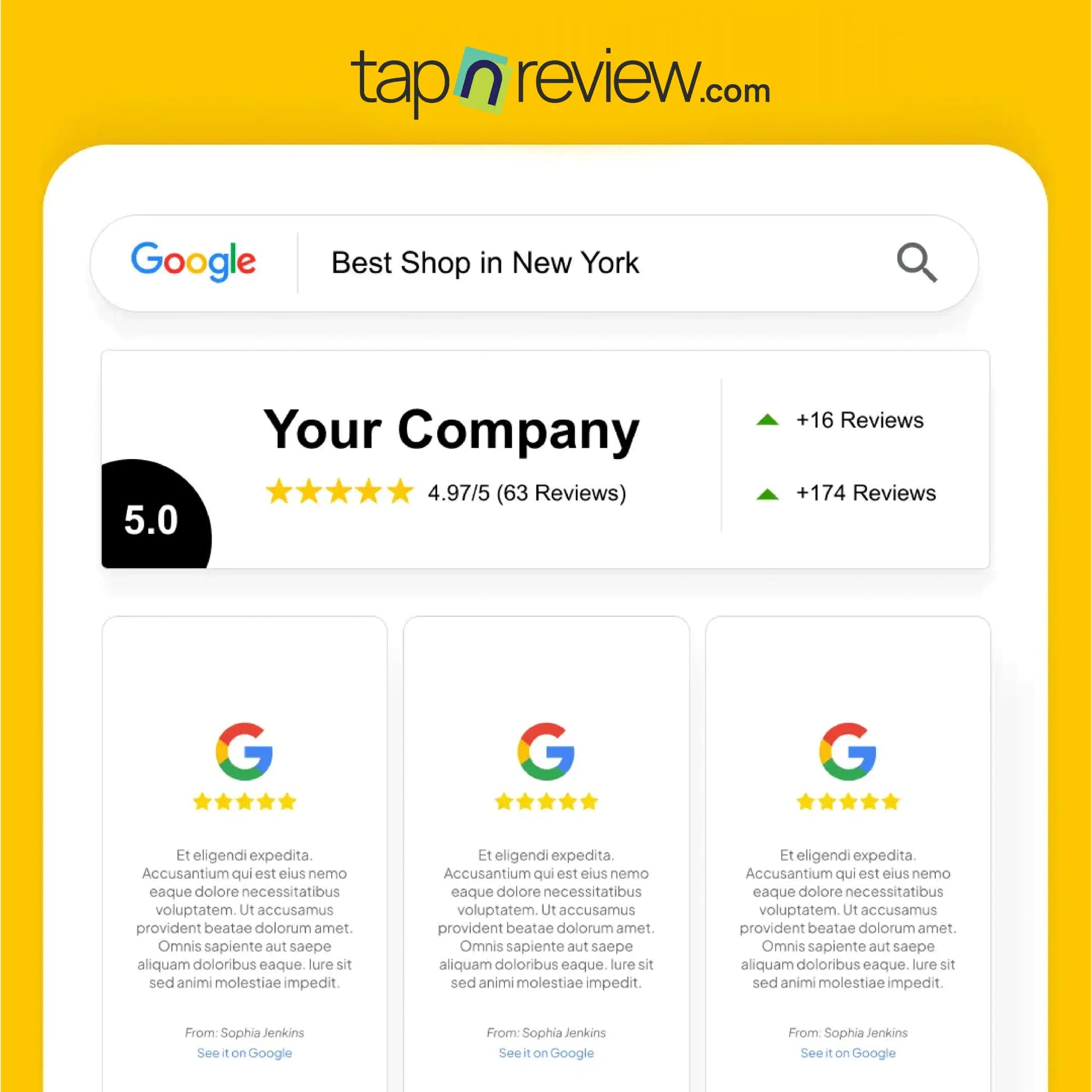 Google Review Stand My Store